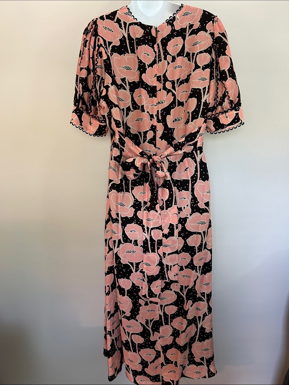 NWT Ted Baker Astrydd Puff Sleeve Midi Dress - Picture 8 of 13
